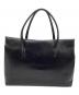HENRY CUIR (アンリークイール) レザートートバッグ ブラック：35000円