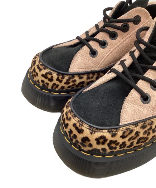 Dr.Martens（ドクターマーチン）Dr.Martens (ドクターマーチン) BUZZ 5 ホールシューズ ブラック×ピンク サイズ:UK4の古着・服飾アイテム