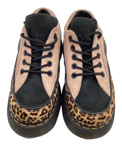Dr.Martens（ドクターマーチン）Dr.Martens (ドクターマーチン) BUZZ 5 ホールシューズ ブラック×ピンク サイズ:UK4の古着・服飾アイテム