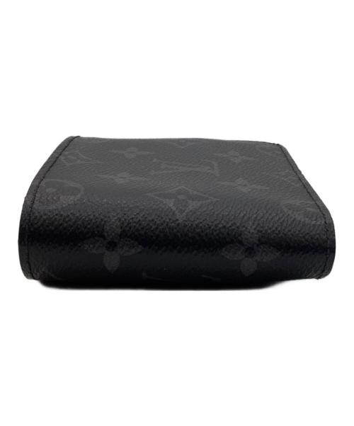 LOUIS VUITTON（ルイ ヴィトン）LOUIS VUITTON (ルイ ヴィトン) モノグラム エクリプス ポルトフォイユ マルコ 2つ折り財布 ブラック・グレーの古着・服飾アイテム