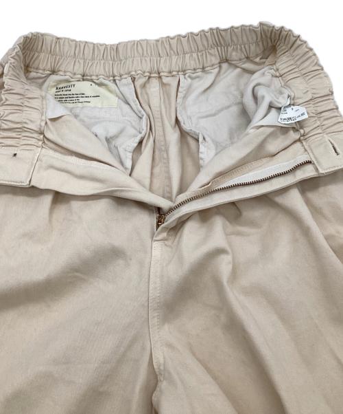 HARVESTY（ハーベスティー）HARVESTY (ハーベスティー) CIRCUS PANTS（サーカスパンツ） ベージュ サイズ:2の古着・服飾アイテム
