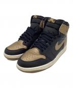 NIKEナイキ）の古着「AIR JORDAN 1 RETRO HIGH OG（エア ジョーダン 1 レトロ ハイ オージー）」｜ブラック×ゴールド