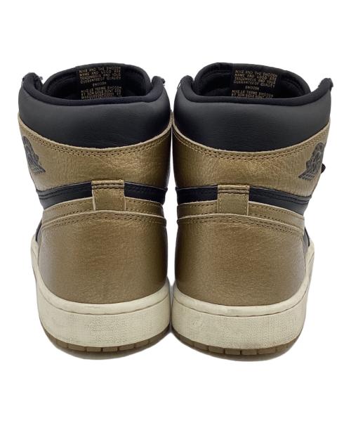 NIKE（ナイキ）NIKE (ナイキ) AIR JORDAN 1 RETRO HIGH OG（エア ジョーダン 1 レトロ ハイ オージー） ブラック×ゴールド サイズ:US10の古着・服飾アイテム