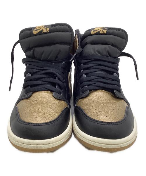 NIKE（ナイキ）NIKE (ナイキ) AIR JORDAN 1 RETRO HIGH OG（エア ジョーダン 1 レトロ ハイ オージー） ブラック×ゴールド サイズ:US10の古着・服飾アイテム