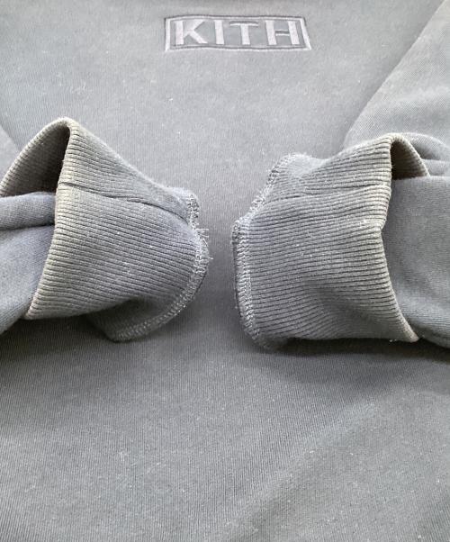 KITH（キス）KITH (キス) Box Logo Crewneck（ボックス ロゴ クルーネック）スウェットスウェット ネイビー サイズ:Mの古着・服飾アイテム