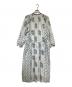 ne quittez pas (ヌキテパ) Cotton Jacquard Lily Print Shirring Dress（コットン ジャカード リリー プリント シアリング ドレス） ブルー サイズ:L：20000円