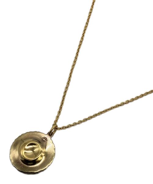 Georg Jensen（ジョージジェンセン）Georg Jensen (ジョージジェンセン) DAISY（デイジー）ネックレス ホワイト×ゴールドの古着・服飾アイテム