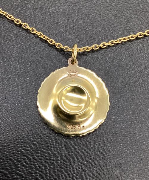 Georg Jensen（ジョージジェンセン）Georg Jensen (ジョージジェンセン) DAISY（デイジー）ネックレス ホワイト×ゴールドの古着・服飾アイテム