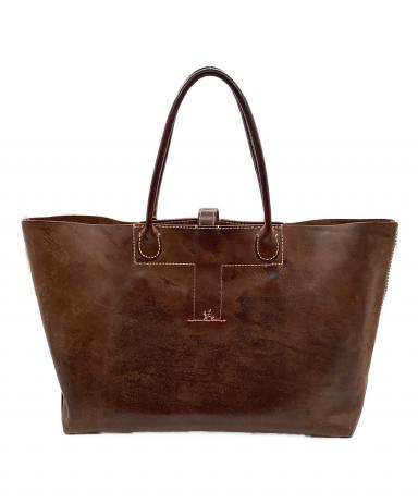 中古・古着通販】HENRY CUIR (アンリークイール) レザートートバッグ