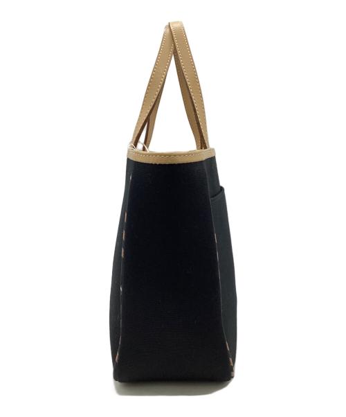BURBERRY BLUE LABEL（バーバリー ブルー レーベル）BURBERRY BLUE LABEL (バーバリー ブルー レーベル) トートバッグ ブラック・ベージュの古着・服飾アイテム