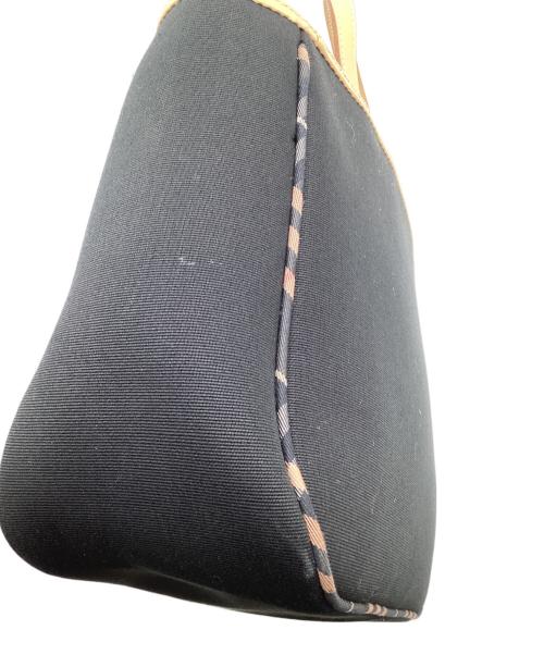 BURBERRY BLUE LABEL（バーバリー ブルー レーベル）BURBERRY BLUE LABEL (バーバリー ブルー レーベル) トートバッグ ブラック・ベージュの古着・服飾アイテム