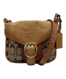 COACH（コーチ）の古着「シグネチャー ミニショルダーバッグ」