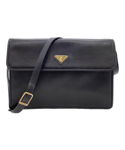 Yves Saint Laurent（イヴサンローラン）Yves Saint Laurent (イヴサンローラン) ショルダーバッグ ブラックの古着・服飾アイテム
