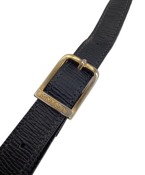 Yves Saint Laurent（イヴサンローラン）Yves Saint Laurent (イヴサンローラン) ショルダーバッグ ブラックの古着・服飾アイテム