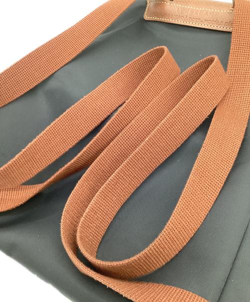 LONGCHAMP（ロンシャン）LONGCHAMP (ロンシャン) リュック ブラック×ブラウンの古着・服飾アイテム