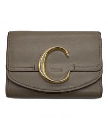 Chloe（クロエ）の古着「スモールトリフォールドウォレット」｜ベージュ
