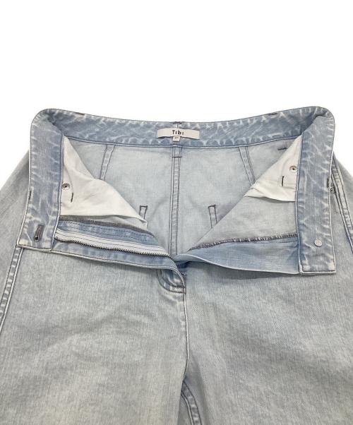 tibi（ティビ）tibi (ティビ) Bleached Denim Sid Jean（ブリーチデニム シドジーンズ スカイブルー サイズ:27の古着・服飾アイテム