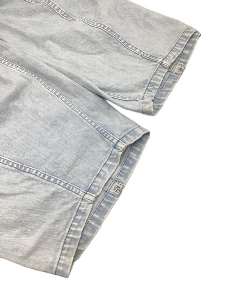 tibi（ティビ）tibi (ティビ) Bleached Denim Sid Jean（ブリーチデニム シドジーンズ スカイブルー サイズ:27の古着・服飾アイテム