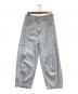 tibi（ティビ）の古着「Bleached Denim Sid Jean（ブリーチデニム シドジーンズ」｜スカイブルー