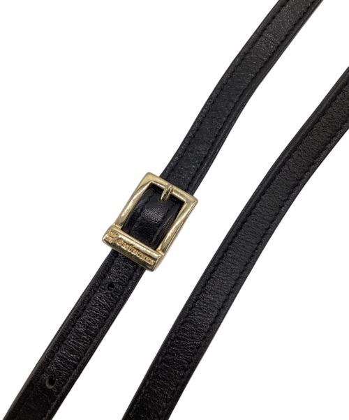 MCM（エムシーエム）MCM (エムシーエム) モノグラム ショルダーバッグ ブラックの古着・服飾アイテム