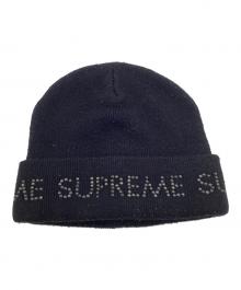 SUPREME（シュプリーム）の古着「スタッズビーニー」｜ブラック