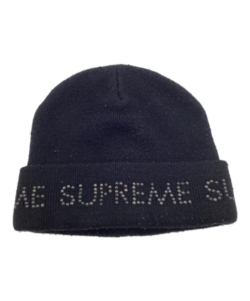 SUPREME（シュプリーム）SUPREME (シュプリーム) スタッズビーニー ブラックの古着・服飾アイテム