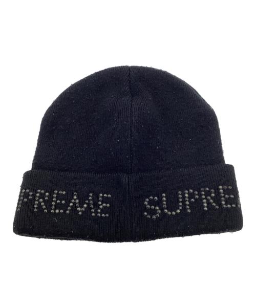 SUPREME（シュプリーム）SUPREME (シュプリーム) スタッズビーニー ブラックの古着・服飾アイテム