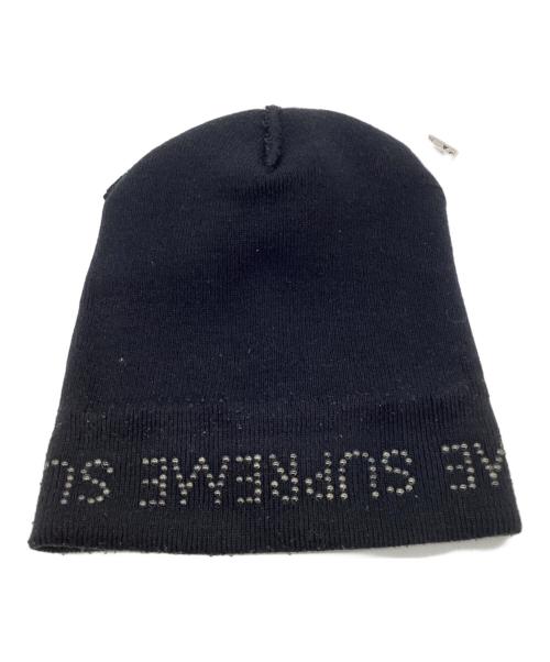 SUPREME（シュプリーム）SUPREME (シュプリーム) スタッズビーニー ブラックの古着・服飾アイテム