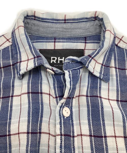 RHC Ron Herman（アールエイチシー ロンハーマン）RHC Ron Herman (アールエイチシー ロンハーマン) 長袖シャツ ブルー サイズ:Mの古着・服飾アイテム