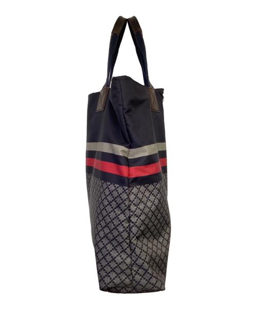 GUCCI（グッチ）GUCCI (グッチ) ディアマンテ トートバッグ ネイビー×グレーの古着・服飾アイテム