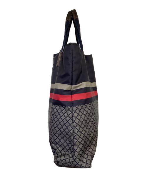 GUCCI（グッチ）GUCCI (グッチ) ディアマンテ トートバッグ ネイビー×グレーの古着・服飾アイテム