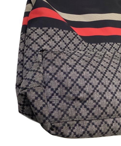GUCCI（グッチ）GUCCI (グッチ) ディアマンテ トートバッグ ネイビー×グレーの古着・服飾アイテム