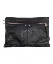BALENCIAGA（バレンシアガ）の古着「クラシッククリップ L クラッチバッグ」｜ブラック