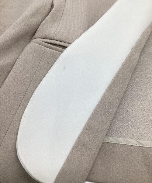 BEIGE（ベイジ）BEIGE (ベイジ) ダブルカラージャケット アイボリー サイズ:4の古着・服飾アイテム