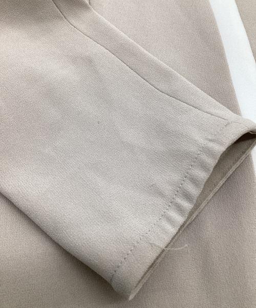 BEIGE（ベイジ）BEIGE (ベイジ) ダブルカラージャケット アイボリー サイズ:4の古着・服飾アイテム