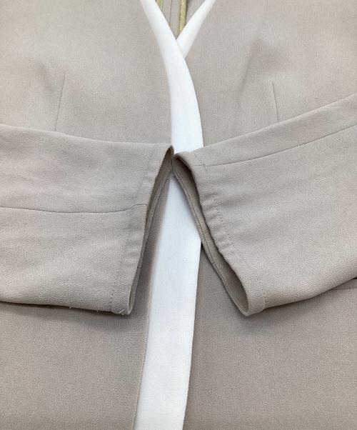 BEIGE（ベイジ）BEIGE (ベイジ) ダブルカラージャケット アイボリー サイズ:4の古着・服飾アイテム