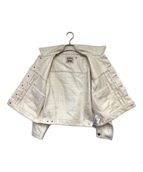 LEVI'S MADE&CRAFTED（リーバイスメイドクラフテッド）LEVI'S MADE&CRAFTED (リーバイスメイドクラフテッド) TRACKER JACKET COLUMN PANT セットアップ アイボリー サイズ:ジャケット：S  パンツ：26の古着・服飾アイテム