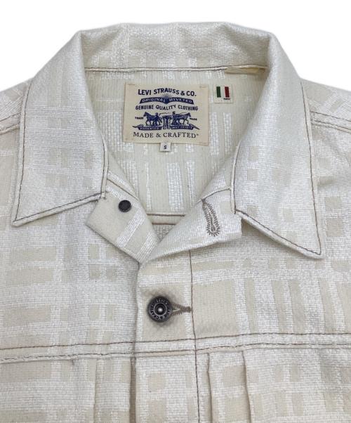 LEVI'S MADE&CRAFTED（リーバイスメイドクラフテッド）LEVI'S MADE&CRAFTED (リーバイスメイドクラフテッド) TRACKER JACKET COLUMN PANT セットアップ アイボリー サイズ:ジャケット：S  パンツ：26の古着・服飾アイテム