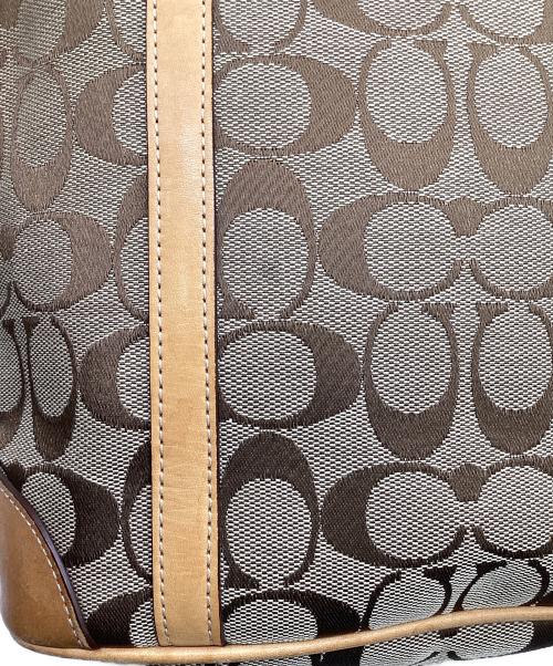 COACH（コーチ）COACH (コーチ) シグネチャー トートバッグ ベージュの古着・服飾アイテム
