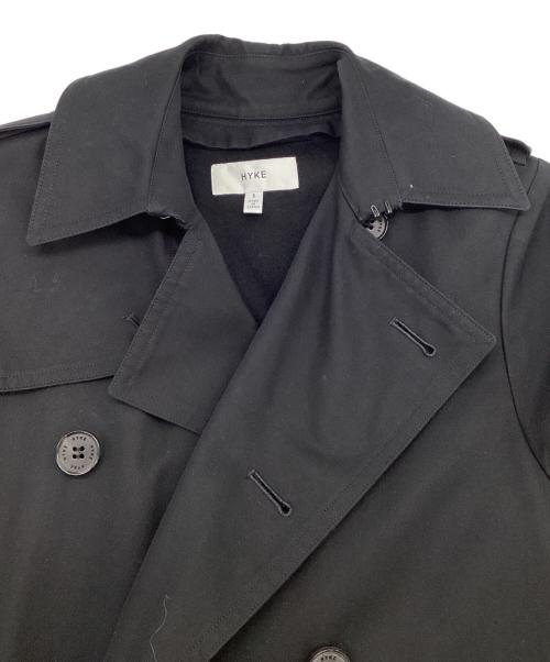 HYKE（ハイク）HYKE (ハイク) ライナー付き トレンチコート ブラック サイズ:1の古着・服飾アイテム