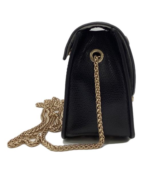FURLA（フルラ）FURLA (フルラ) METROPOLIS PAPILLON（メトロポリス パピヨン）チェーンショルダーバッグ ブラックの古着・服飾アイテム