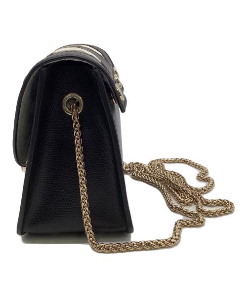 FURLA（フルラ）FURLA (フルラ) METROPOLIS PAPILLON（メトロポリス パピヨン）チェーンショルダーバッグ ブラックの古着・服飾アイテム
