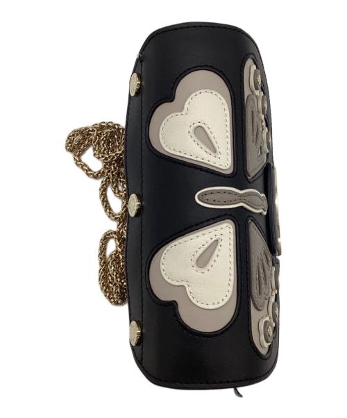FURLA（フルラ）FURLA (フルラ) METROPOLIS PAPILLON（メトロポリス パピヨン）チェーンショルダーバッグ ブラックの古着・服飾アイテム
