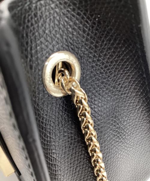 FURLA（フルラ）FURLA (フルラ) METROPOLIS PAPILLON（メトロポリス パピヨン）チェーンショルダーバッグ ブラックの古着・服飾アイテム