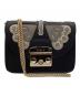FURLA（フルラ）の古着「METROPOLIS PAPILLON（メトロポリス パピヨン）チェーンショルダーバッグ」｜ブラック