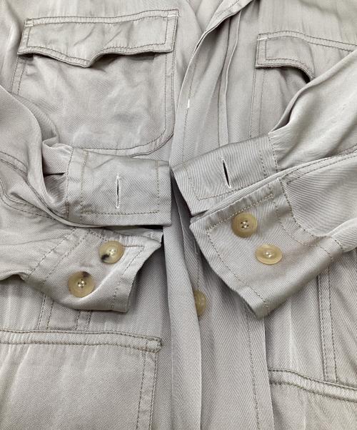 GUCCI（グッチ）GUCCI (グッチ) サファリシャツ ベージュ サイズ:42の古着・服飾アイテム