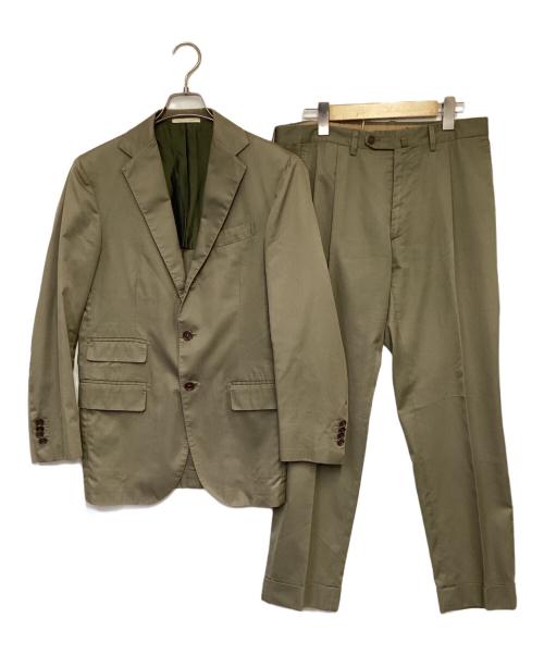 De Petrillo（デペトリロ）De Petrillo (デペトリロ) 3B セットアップスーツ オリーブ サイズ:46 8 Rの古着・服飾アイテム