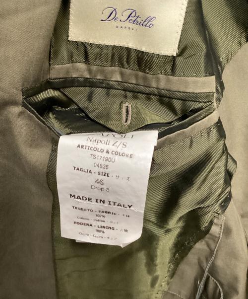 De Petrillo（デペトリロ）De Petrillo (デペトリロ) 3B セットアップスーツ オリーブ サイズ:46 8 Rの古着・服飾アイテム