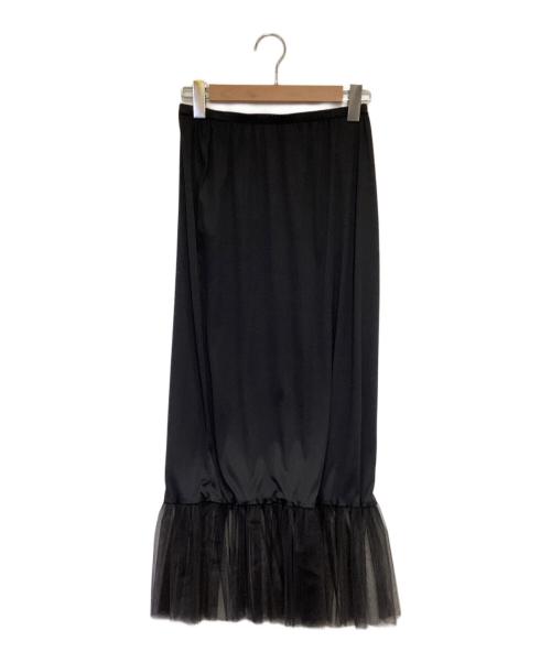 BEARDSLEY（ビアズリー）BEARDSLEY (ビアズリー) チュチュニットスカート ブラック サイズ:Fの古着・服飾アイテム