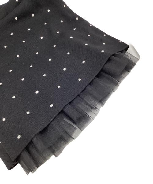 BEARDSLEY（ビアズリー）BEARDSLEY (ビアズリー) チュチュニットスカート ブラック サイズ:Fの古着・服飾アイテム